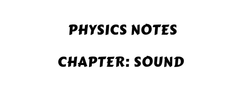 Physics general knowledge Notes