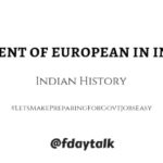 advent of European India