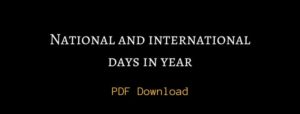 national days in india