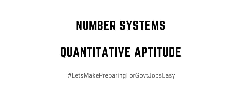 number systems pdf notes