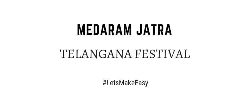 importance of medaram jatra telangana festival