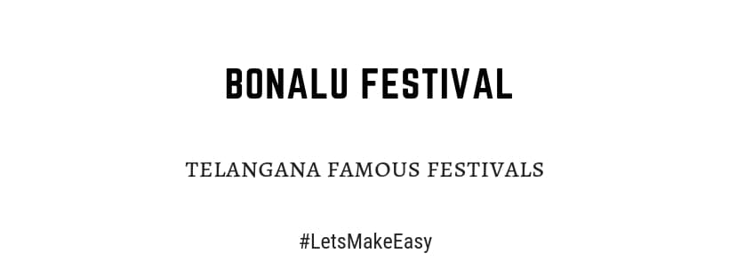 importance of telangana bonalu festival