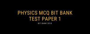 Physics Objective Questions For Competitive Exams