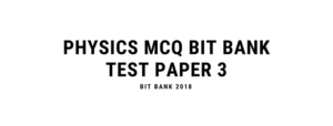 Physics Objective Questions For Competitive