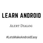 Android Alert Dialog snippet source code download