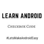Android Checkbox source code download