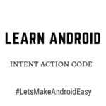 intent action java source code snippets