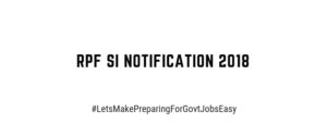 rpf notification 2018
