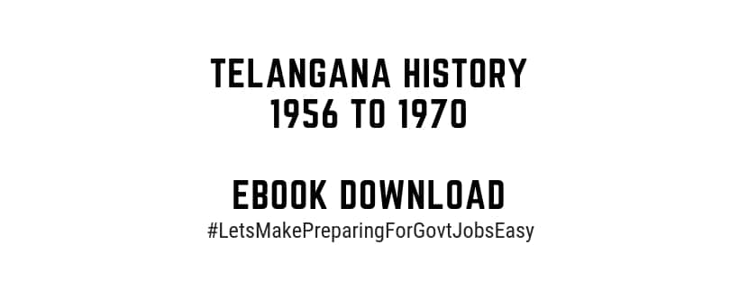Telangana History 1956 to 1970 eBook Download