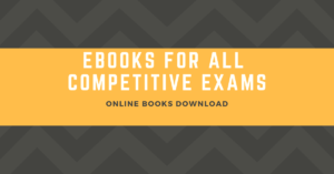 eBooks for all Competitive Exams and Online Books Download