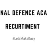 national defence academy application form