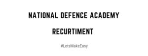 national defence academy application form