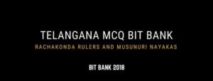Rachakonda Rulers Musunuri Nayakas