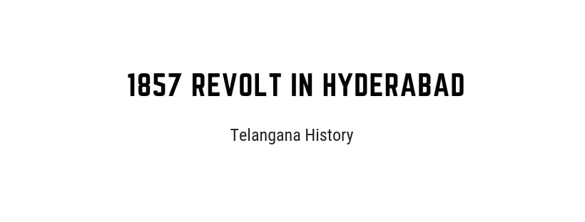 1857 revolt in Hyderabad State