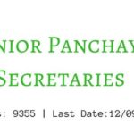 Jr Panchayat Secretary 2018 exam pattern study material pdf download