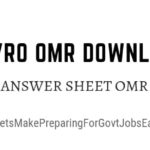 TS VRO OMR Answer Sheet Download