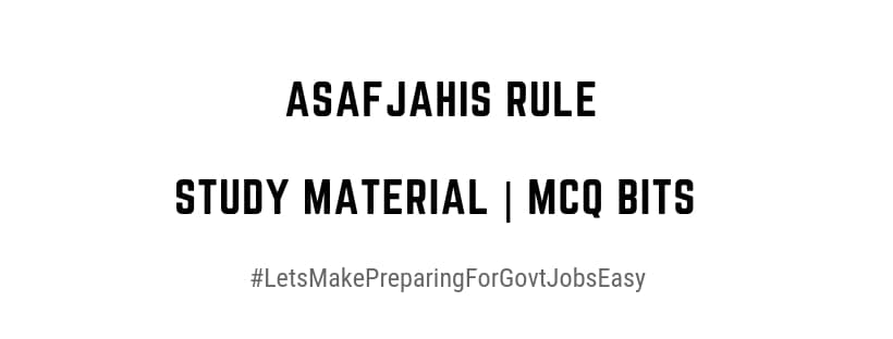  Asaf jahis Administrative System