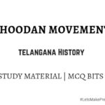 Bhoodan movement in telangana