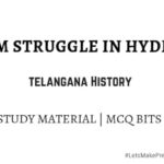 Freedom struggle in Hyderabad telangana history