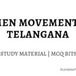 Women Movements Telangana
