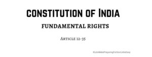 Fundamental rights of Indian citizen