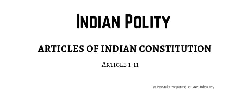 articles of Indian constitution