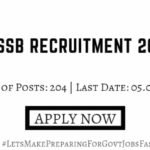 DSSSB Recruitment 2019