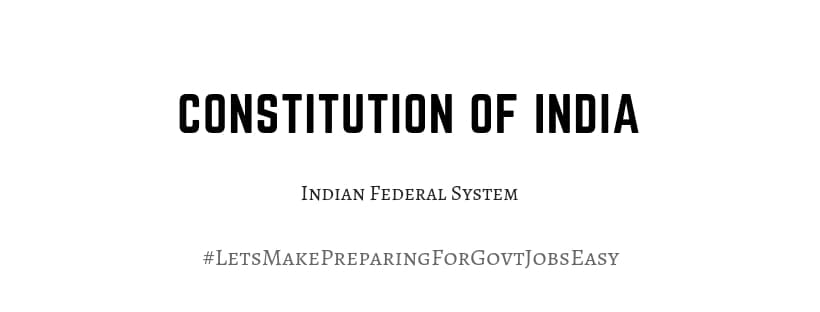 Indian constitution notes