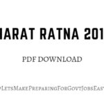 list Bharat Ratna pdf download