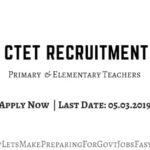 CBSE CTET Recruitment 2019