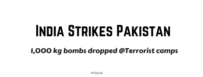 India Strikes Pok dropped 1000 kg bombs Pakistan