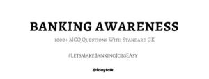 banking awareness question quiz