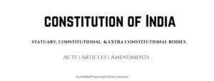 constitutional bodies in India