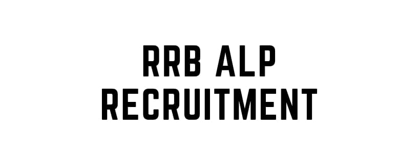 rrb alp complete syllabus