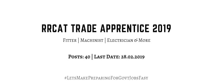 rrcat trade apprentice 2019