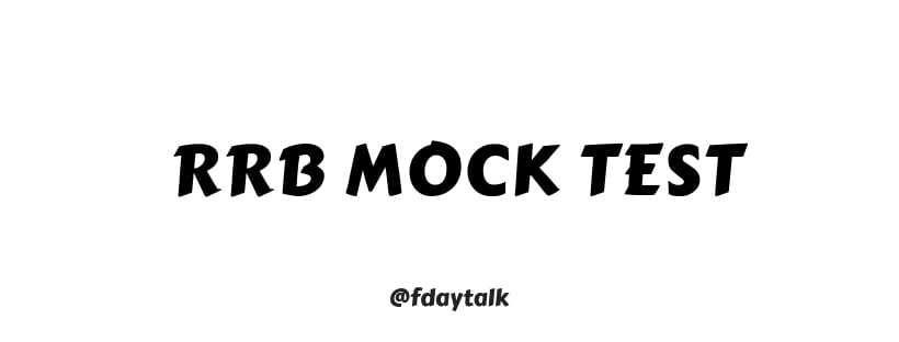 RRB Mock Test