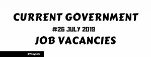 current government job vacancies