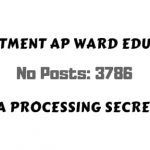 exam pattern ap Ward Education Data Processing Secretary 2019
