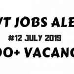 government jobs notifications July 2019