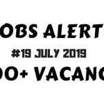 july notification central jobs