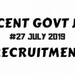 recent govt job recruitment