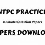 RRB NTPC Practice Model Papers Download