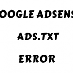 Google Adsense ads txt Error