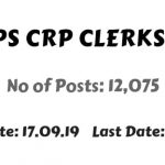 latest IBPS Clerk Notification Recruitment 2019