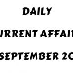 every day current affairs updates
