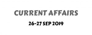 September Current Affairs 2019 Download