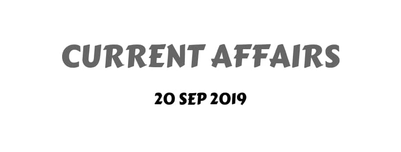 Monthly Current Affairs Download September 2019