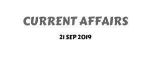 September Month Current Affairs Magazine 2019