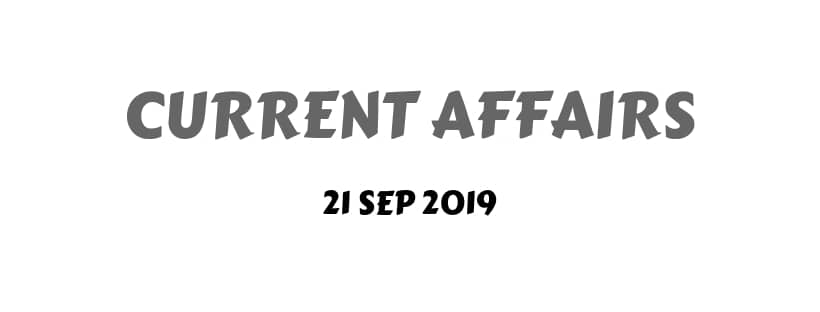 September Month Current Affairs Magazine 2019
