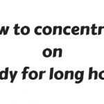 How to concentrate on studies